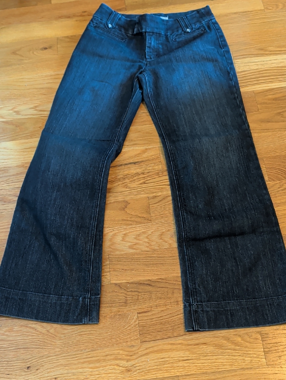 Chico's Dark Wash Wide Leg Jeans Trouser